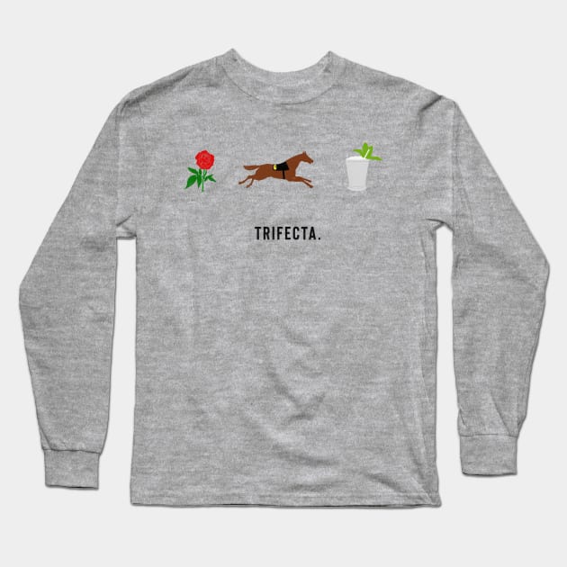 Derby Trifecta Long Sleeve T-Shirt by dan's droppings